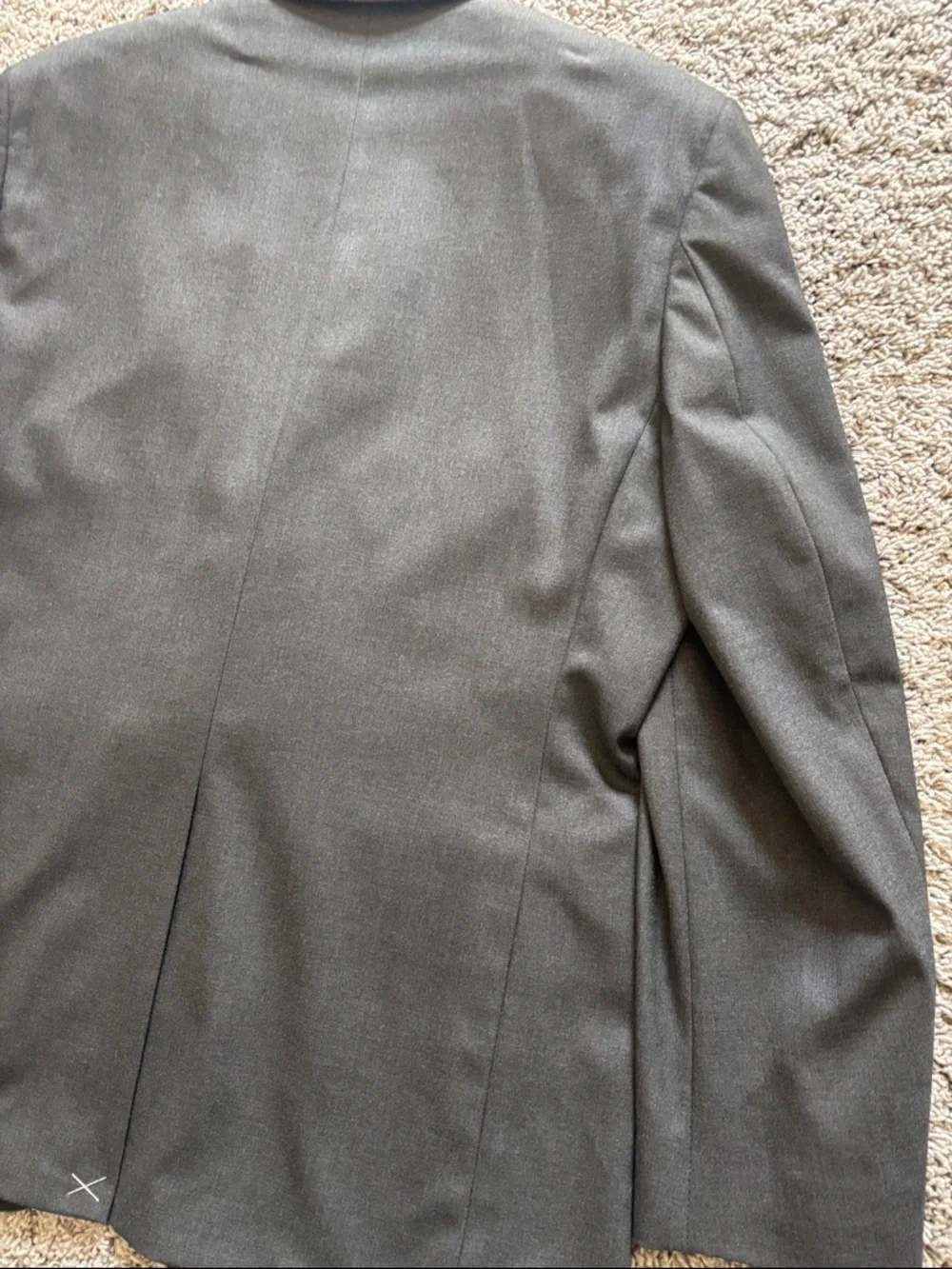 J.M. Haggar Men's Classic Fit Stretch Suit Jacket in Dark Gray Heather